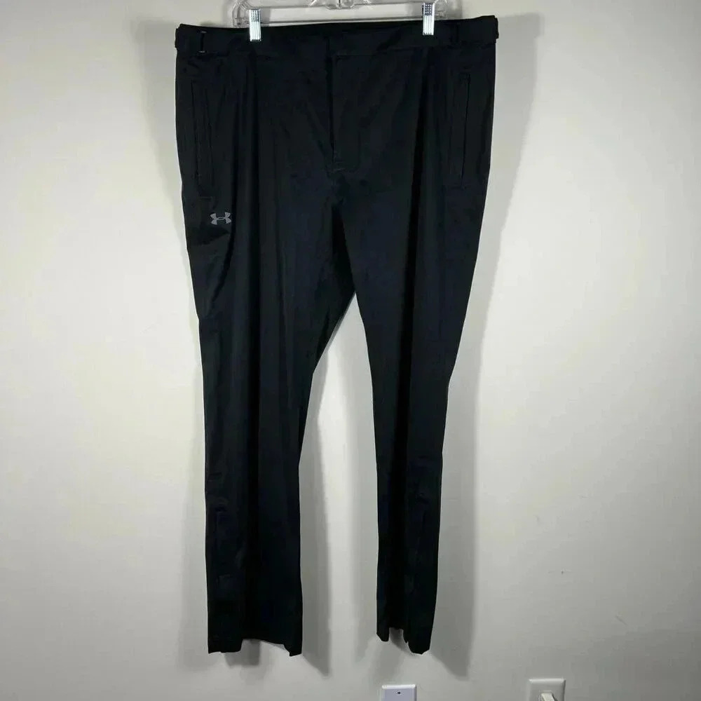 Under Armour Storm 3 Rain Golf Pants Black XXL 1281279 New